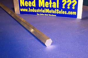   24 Long 6061 T6 Aluminum Hexagon Bar  .750 6061 Aluminum Hex  