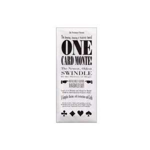  One Card Monte Toys & Games