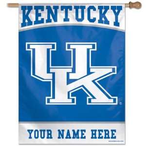  Kentucky Wildcats Personalized Vertical Flag 27x37 Banner 