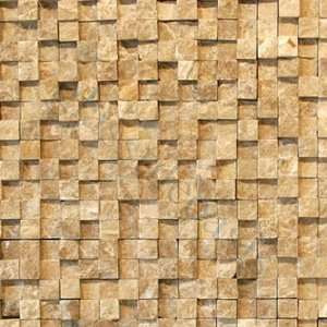 Du Champ Unique Shapes Brown Cubist Series Tumbled Natural Stone 