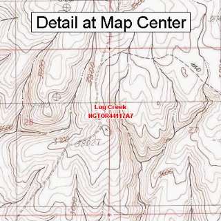   Map   Log Creek, Oregon (Folded/Waterproof)