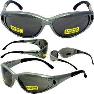    Climax Safety Glasses Grey Frame Smoke Lenses