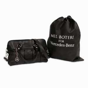  Mercedes Benz Mel Boteri Cusom Handbag   BLACK Leather 