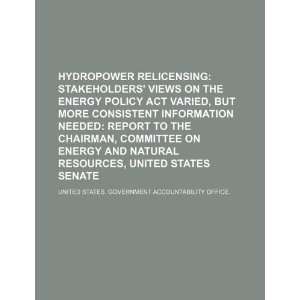  Hydropower relicensing stakeholders views on the Energy 