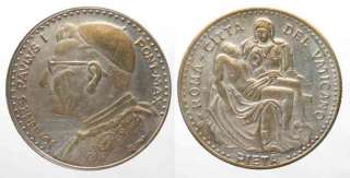 Medal JOANNES PAVLVS PONT.MAX. Roma Citta del Vaticano Pieta 35mm 