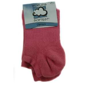 Worlds Softest Socks Classic Collection No Show   Confetti Pink