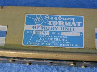 Seeburg L100 Tormat Memory Unit type 100 TM2  