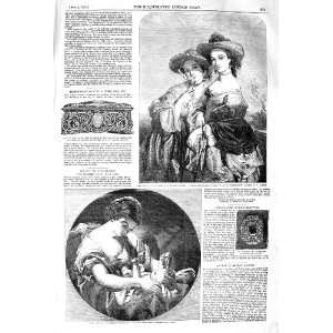  1852 MOTHER BABY BRITISH INSTITUTION ART OLIVIA SOPHIA 
