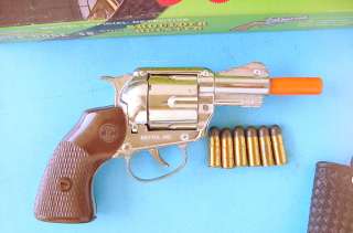 MATTEL SHOOTIN SHELL SNUB NOSE 38 CAP GUN BOXED MATTY’S FUNDAY 