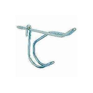   577327 2 Count Coat & Hat Wire Hooks, Bright Brass
