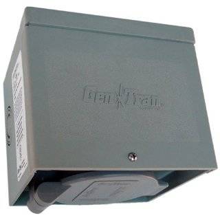 GenTran 50 Amp 125/250 Volt Non Metallic Generator Power Inlet Box 