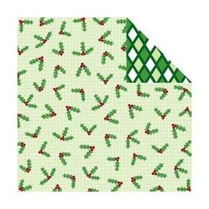 Paper Company Holly Jolly Double Sided Specialty Paper 12X12 Oh By 