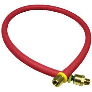 Amflo 25L 24BD Red 300 PSI Rubber Lead in Air Hose 1/4 x 24 With 1/4 