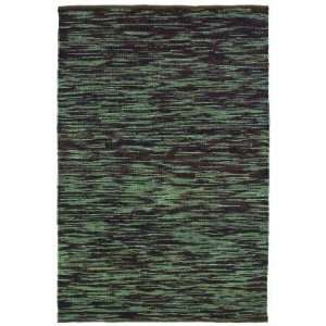   Striped Soumak Jute Turquoise Mine Contemporary Rug