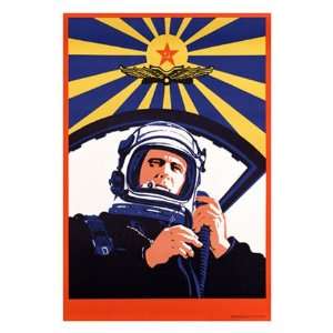  Soviet Spaceman Propaganda Poster