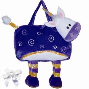   Bundle Sassafras Unicorn Overnight Bag + Free Hair Bow Toys & Games