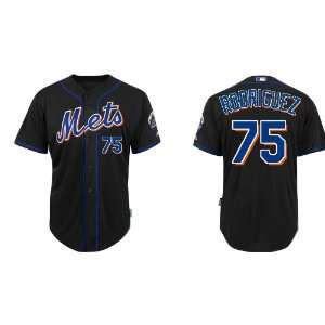  New York Mets #75 Francisco Rodriguez Black 2011 MLB 