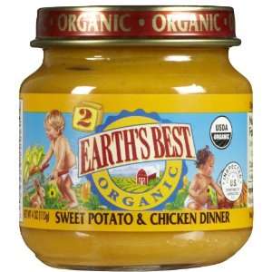 CASE, Earths Best, Sweet Potato & Chicken Dinner, Organic, 4 oz, 12 