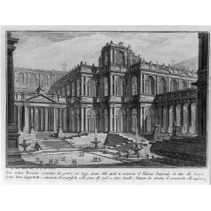 Portico,ancient Roman forum,Piranesi,c1750 