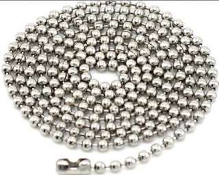 FREE P&P WHOLESALE PRICE 2MM 16~30 STAINLESS STELL BALL BEAD CHAIN 