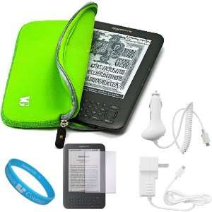 Neoprene Glove Sleeve Cover Carrying Case for  Kindle 3 Wifi 3G 