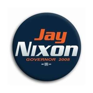 Jay Nixon for Governor Button   2 1/4 (Missouri)