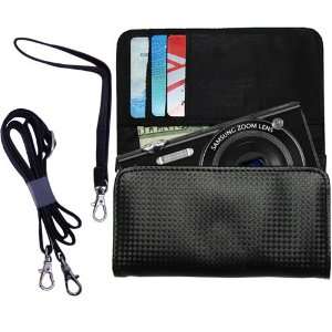  Black Purse Hand Bag Case for the Samsung SH100 with both 