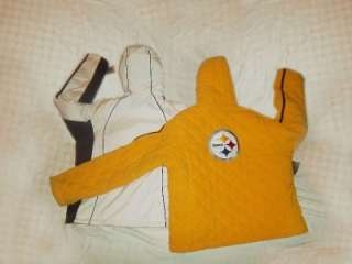 Pittsburgh Steelers Jacket   Official NFL G III, Womens Reversible, M 