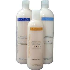 Rejuvenol Shampoo 32oz + Conditioner 32oz + Vanilla Keratin Treatment 