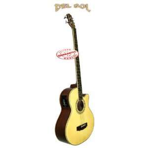  Del Sol 4 String Acoustic Electric Bass Guitar AJGB300CE 