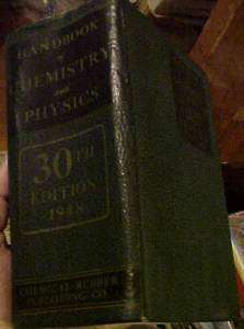 1948 HANDBOOK of CHEMISTRY & PHYSICS, 30th Edition  