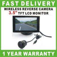 LCD MONITOR +WIRELESS REVERSE CAMERA CAR REAR VIEW SECURITY 