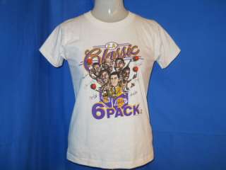 vintage new 1987 LOS ANGELES LAKERS SIX PACK t shirt YM  