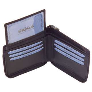 Moga High End Leather Around Zipper Mens Wallet #91256 803698920502 