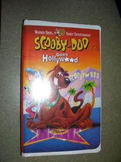 Scooby Doo Goes Hollywood (VHS, 1997, Clam Shell Case) 014764137834 