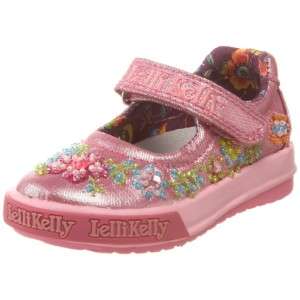 Lelli Kelly LK9431 Candy Baby Mary Jane Pink shoes NEW Pink Beaded 