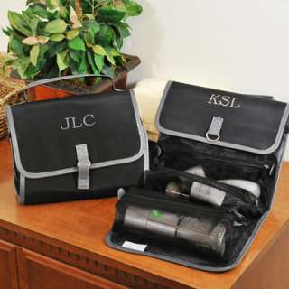 Personalized Mens Micro Fiber Toiletry Bag Gift for Him Mens Travel 