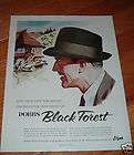 1955 dobbs hat ad black forest deep green 