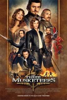 THE THREE MUSKETEERS D/S 27X40 ORIGINAL MOVIE POSTER (2011)  