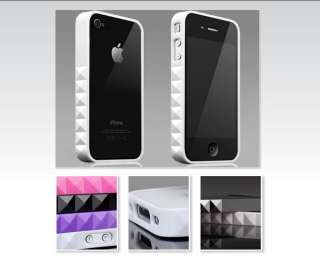 NIB White TPU Bumper Case For Apple Iphone 4 4G 4th Gen  
