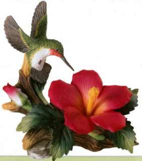 ANDREAS BIRDS HUMMINGBIRD WITH HIBUSCUS BEAUTIFUL  