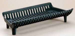 Heavy duty one piece cast iron grate is uniformly cast for durability 