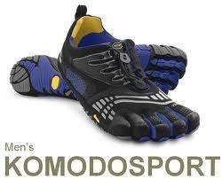 Vibram Fivefingers KomodoSport LS Black/Blue Mens sizes 40 47 NEW 