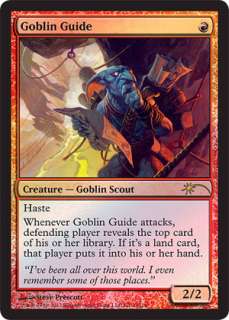 1x Goblin Guide (Grand Prix Foil) Magic MTG Near Mint Card  