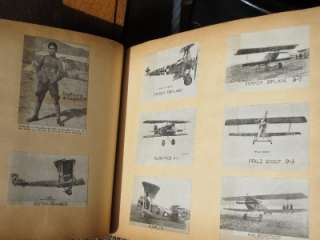   scrapbook. World War airplanes & pilots; Richthofen, Spad, Zeppelin