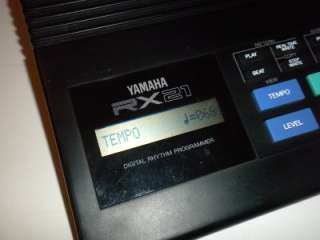 Yamaha RX21 Digital Rhythm Drum Machine Programmer   NO POWER ADAPTER 
