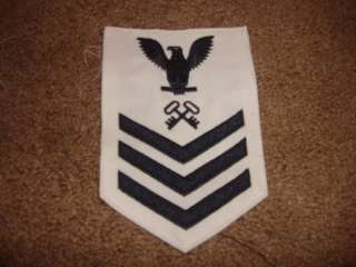 NAVY RATING PATCH USN E 6 SK PO1 STOREKEEPER SK1  