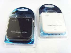 Fr Apple iPhone iPod Portable External Mobile charger built in 1900mA 