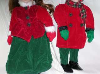 JOY & NOEL CAROLER Doll Set of 2 Heritage Signature Christmas Holiday 