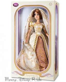 Limited Edition Tangled Ever After Rapunzel Wedding Doll 17 1/8000 